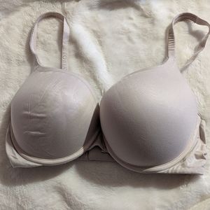 Victoria's Secret Cream with sparkle detailing Perfect Shape 34DD Bra
